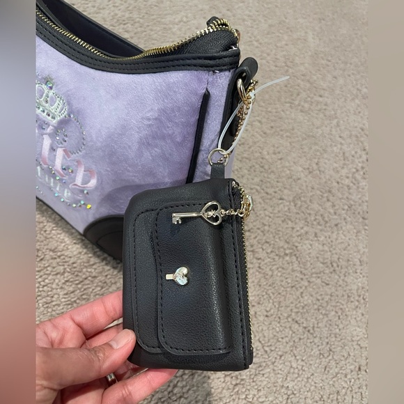 JUICY COUTURE Dreamy Purple Shoulder Bag with small coin purse - Picture 9 of 9